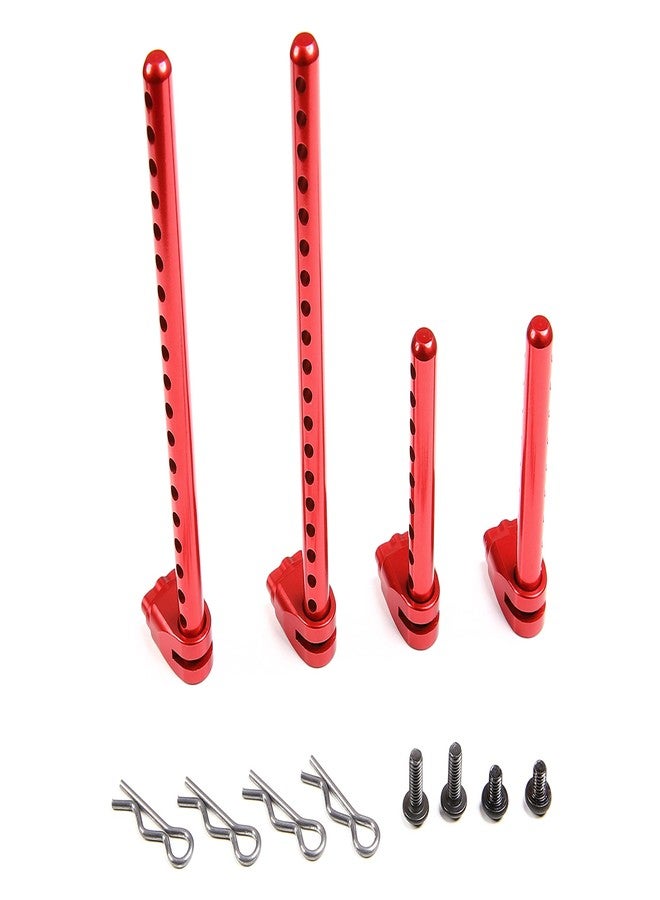 GTBRacing TT-02 Metal Front Rear Body Holder Kit for TT02 Upgrade Part (Red) - Image 1